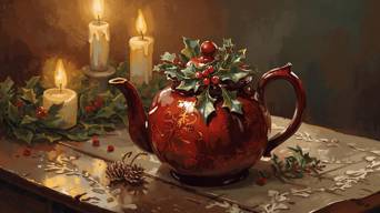 Festive Teapot